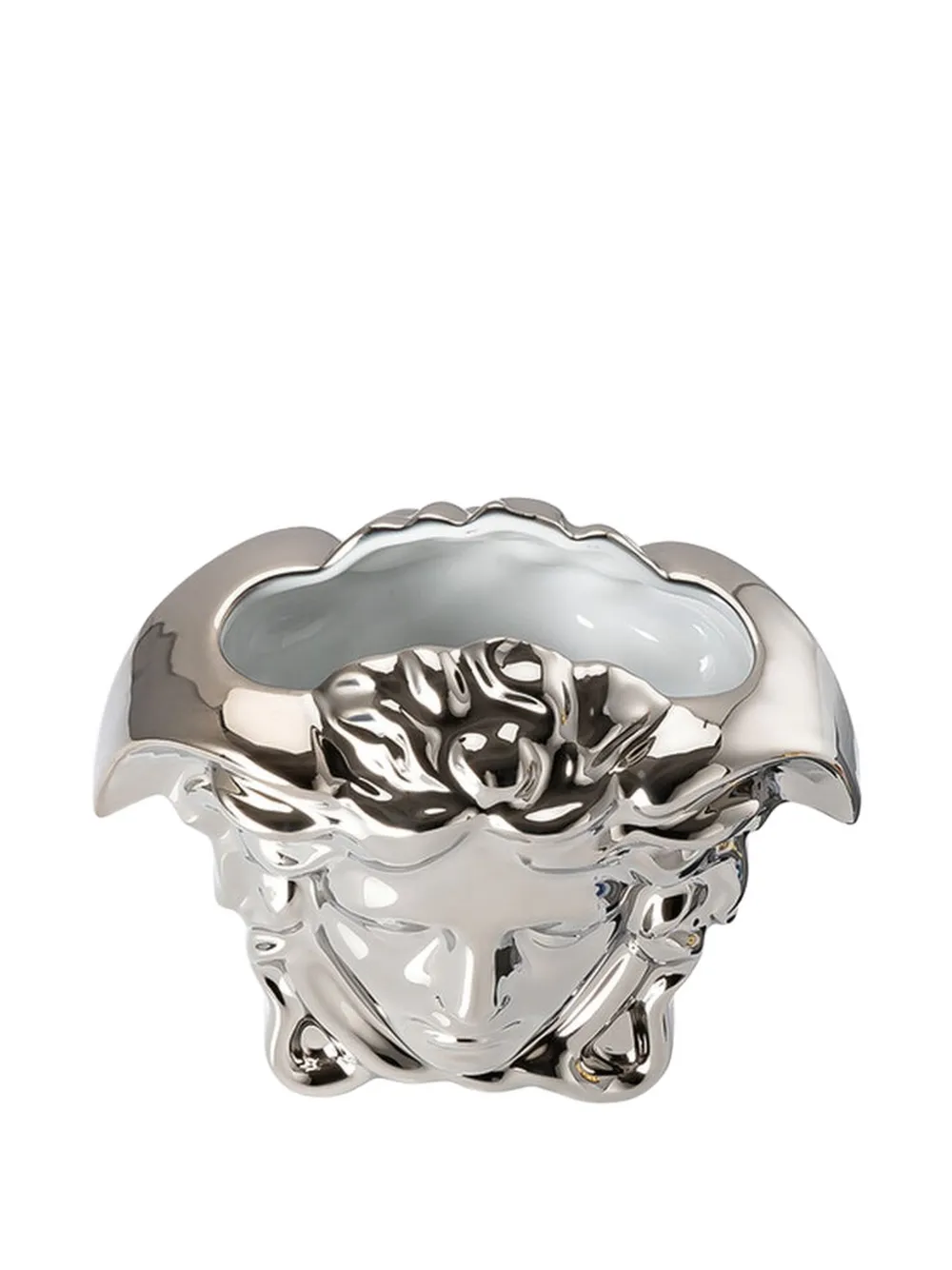 Versace Medusa head vase (9cm) - Zilver