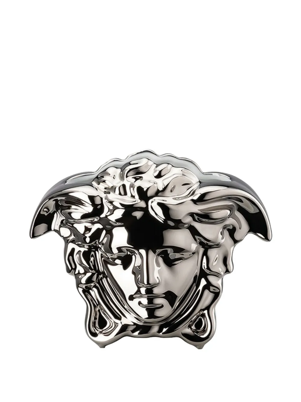 Versace Medusa Head Vase (9cm) In Silver