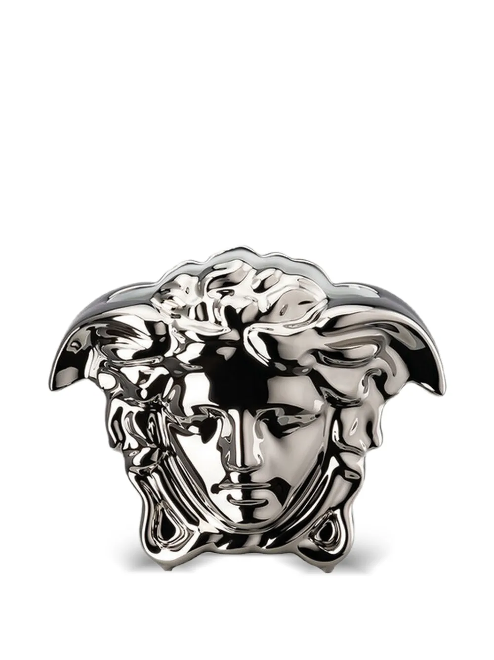 Versace Medusa head vase (9cm) | Silver | Image 1