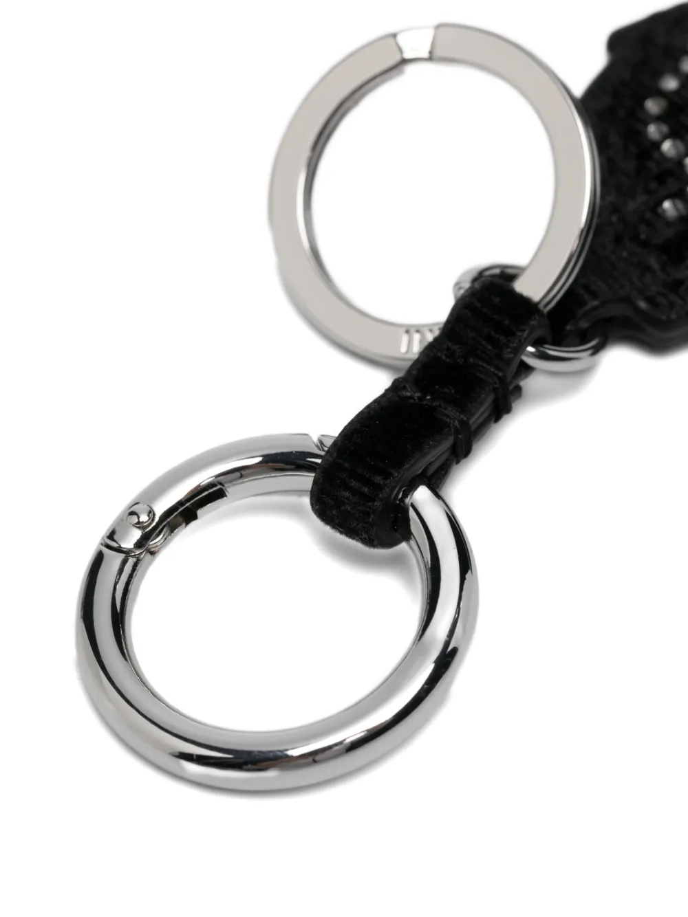  Ganni Boot-shape Keyring - Black 