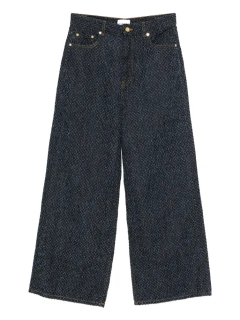 GANNI textured jeans