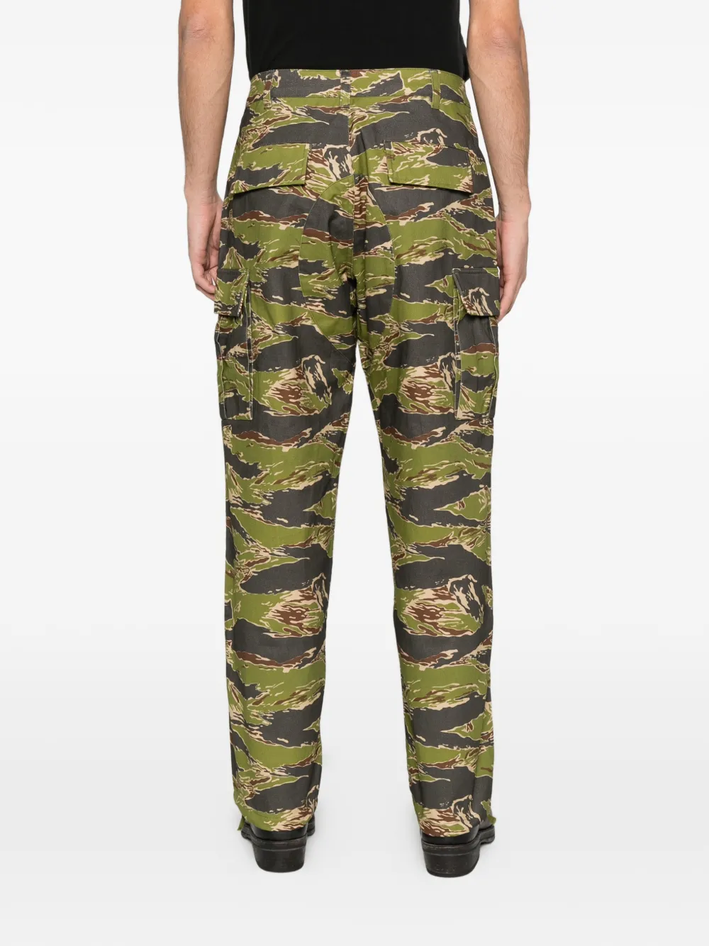 ICECREAM Broek met cargo zak Groen
