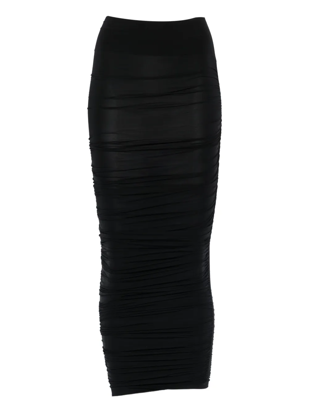 Wolford ruched midi skirt - Nero