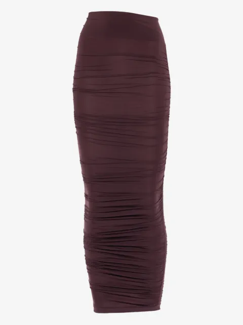 Wolford 褶饰中长半身裙