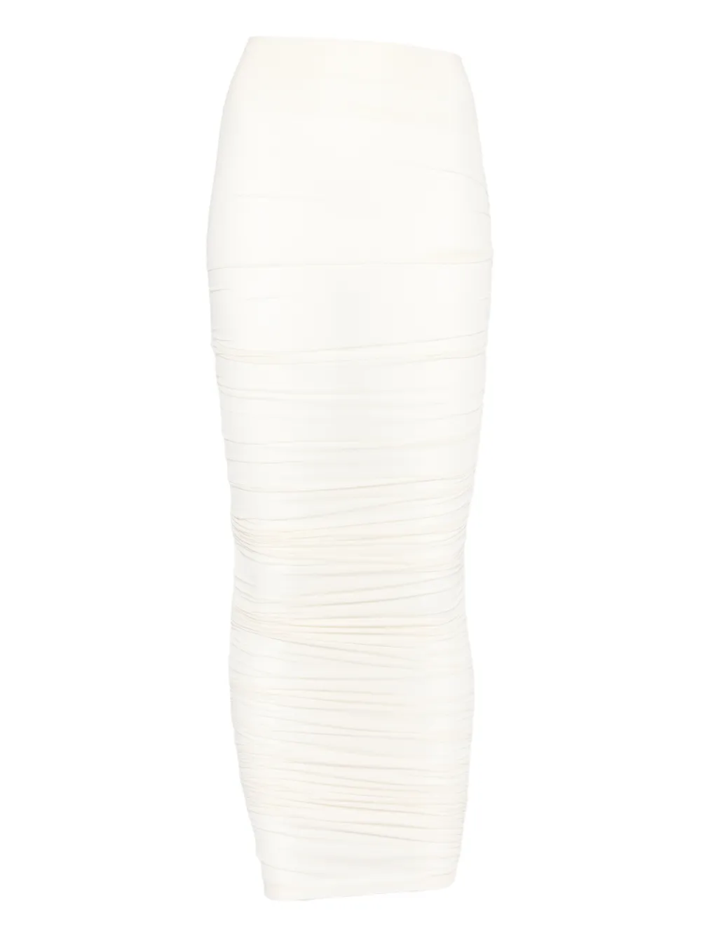 Wolford ruched midi skirt - Bianco