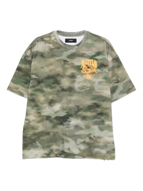 AMIRI camouflage logo-print T-shirt