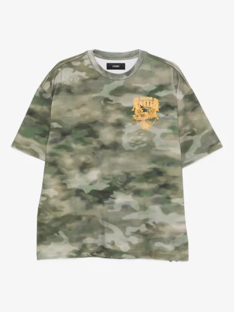 AMIRI camouflage logo-print T-shirt