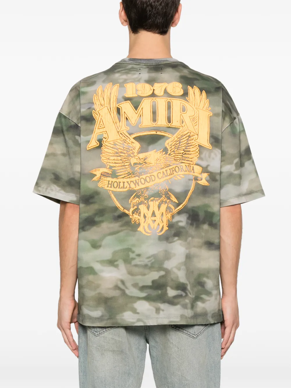 AMIRI カモフラージュ Tシャツ | グリーン | FARFETCH JP