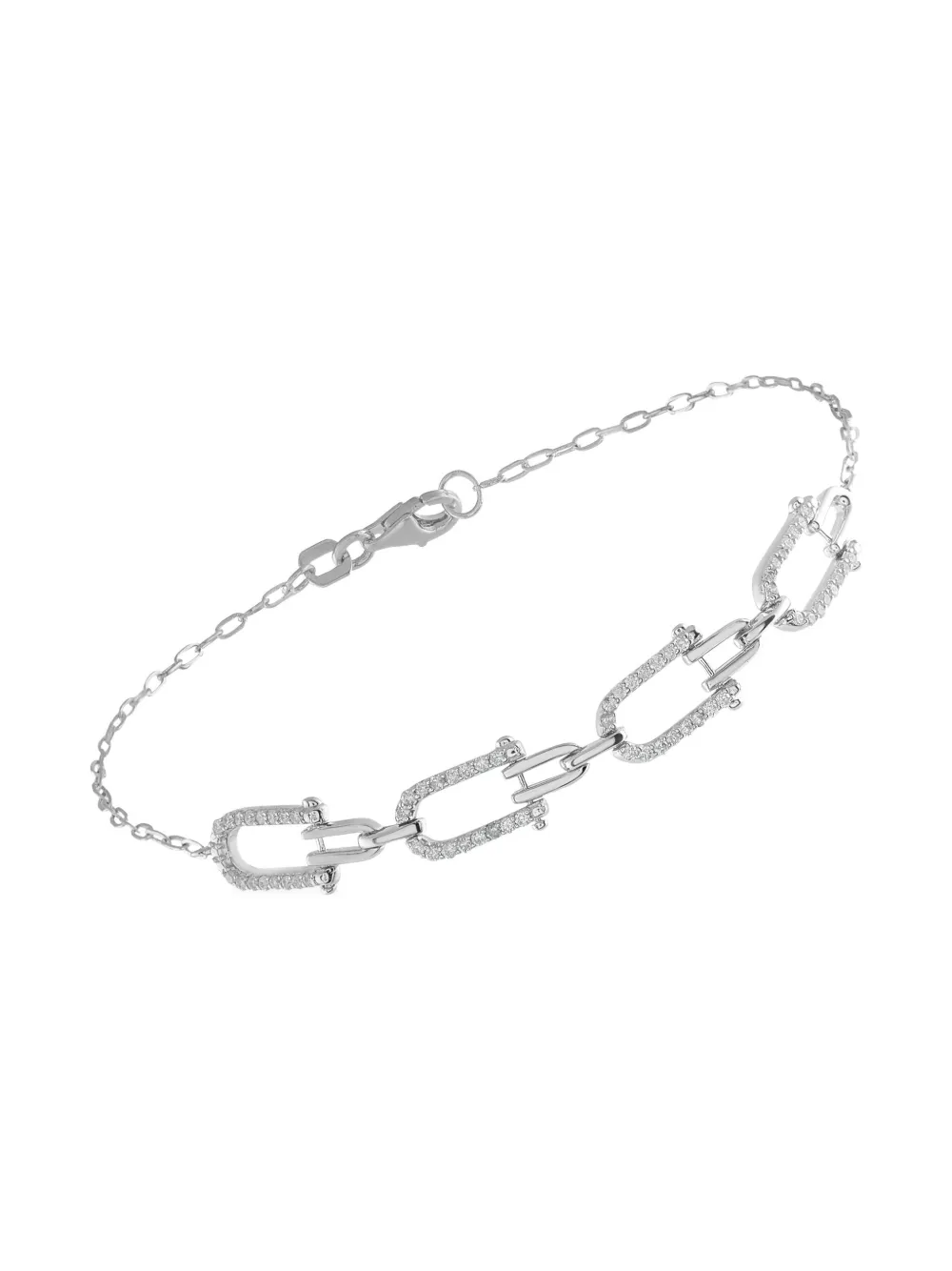 LB Exclusive 14K white gold diamond bracelet - Argento