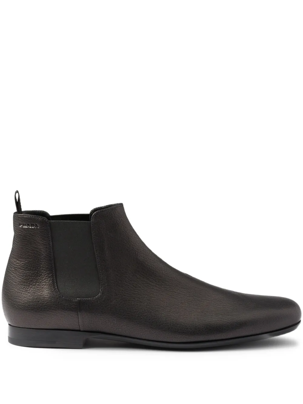Prada round-toe leather Chelsea boots | Black | Image 1