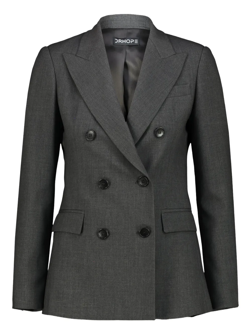 DRHOPE double-breasted jacket - Grigio