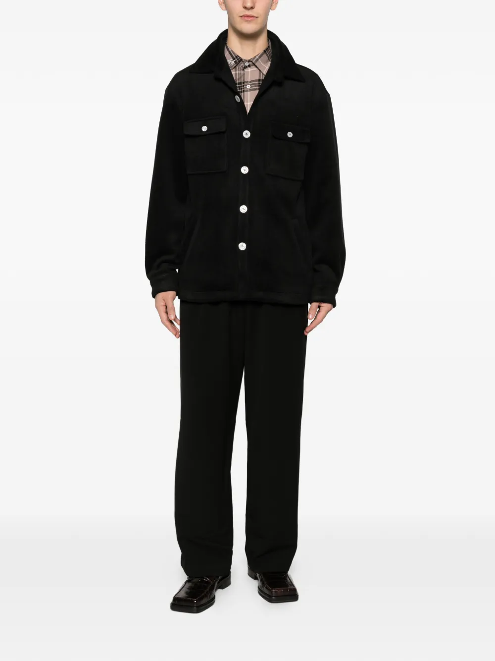 Family First Broek met geborduurd logo - Zwart