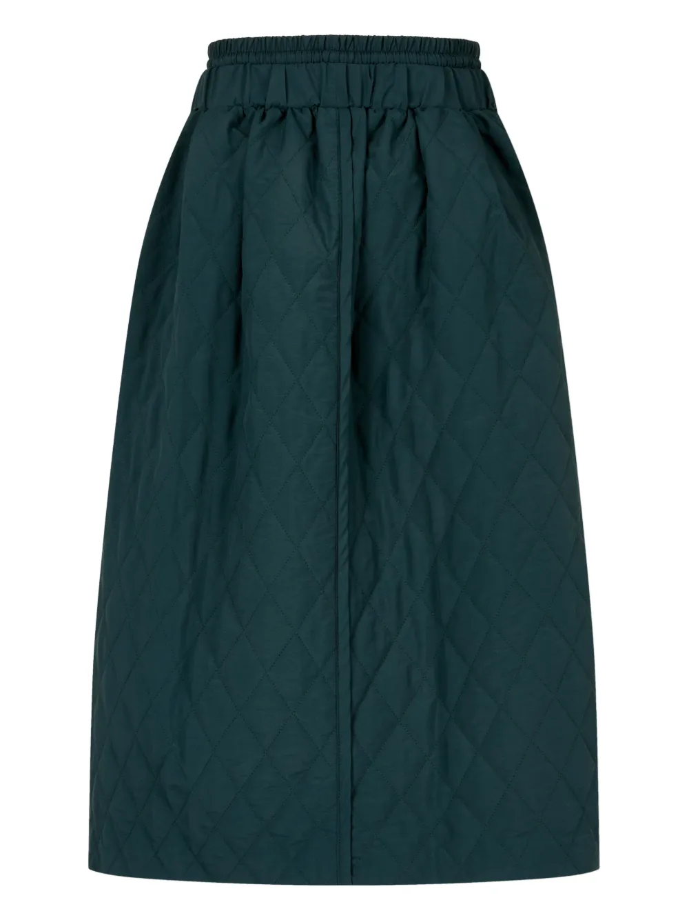 STUDIO TOMBOY diamond-quilted skirt - Groen