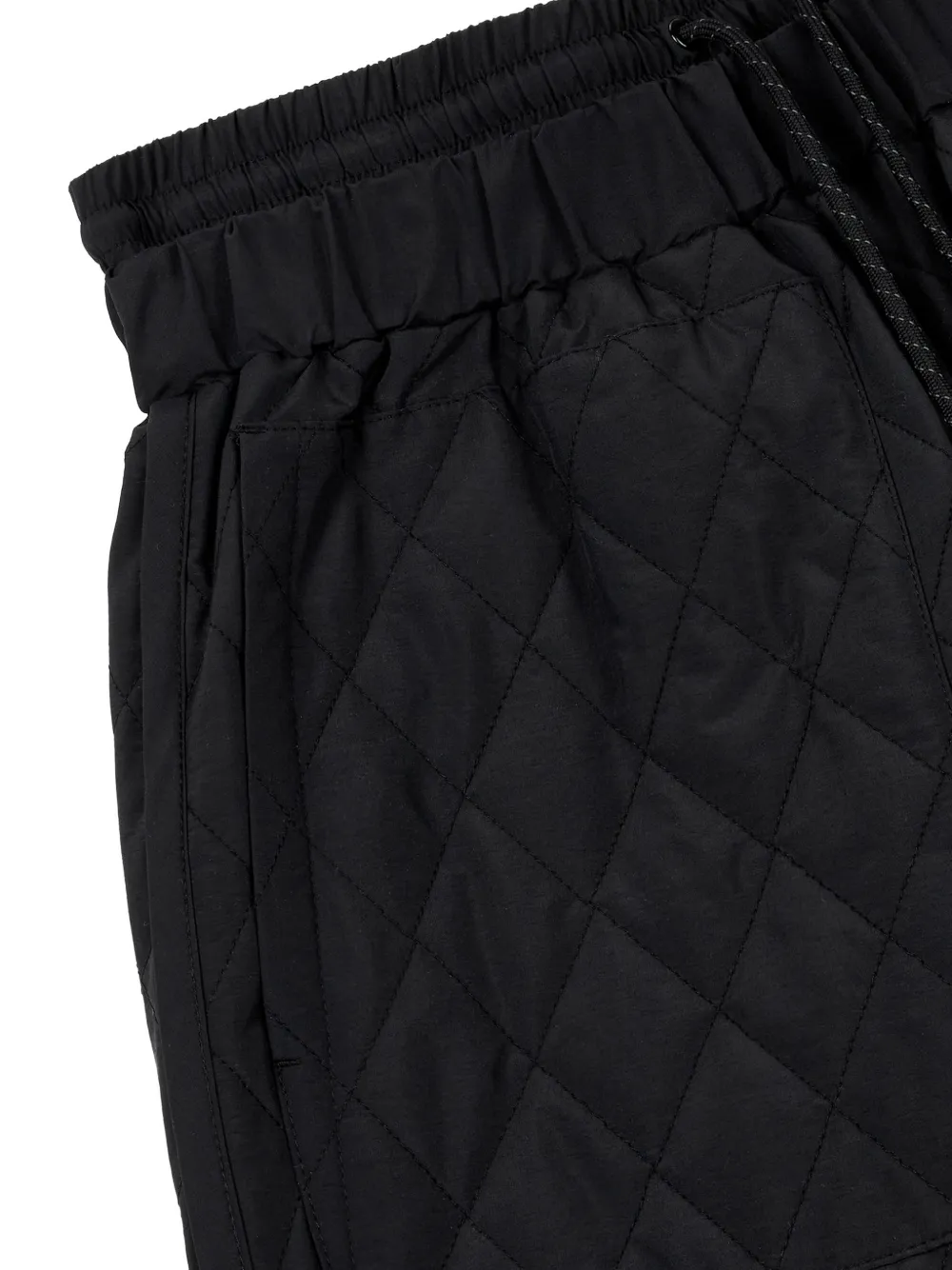TOMBOY Broek met diamantvormige voering Zwart