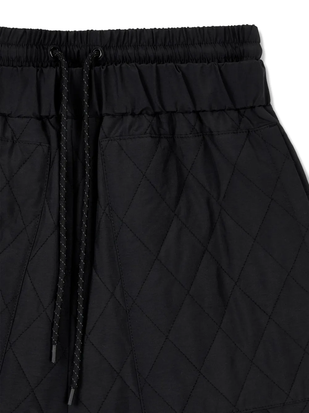 TOMBOY Broek met diamantvormige voering Zwart