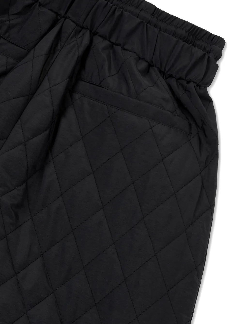 TOMBOY Broek met diamantvormige voering Zwart