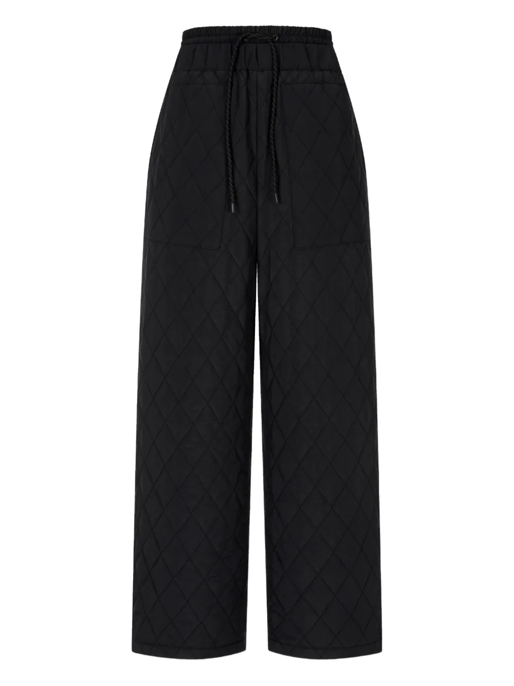 STUDIO TOMBOY diamond-quilted trousers - Nero
