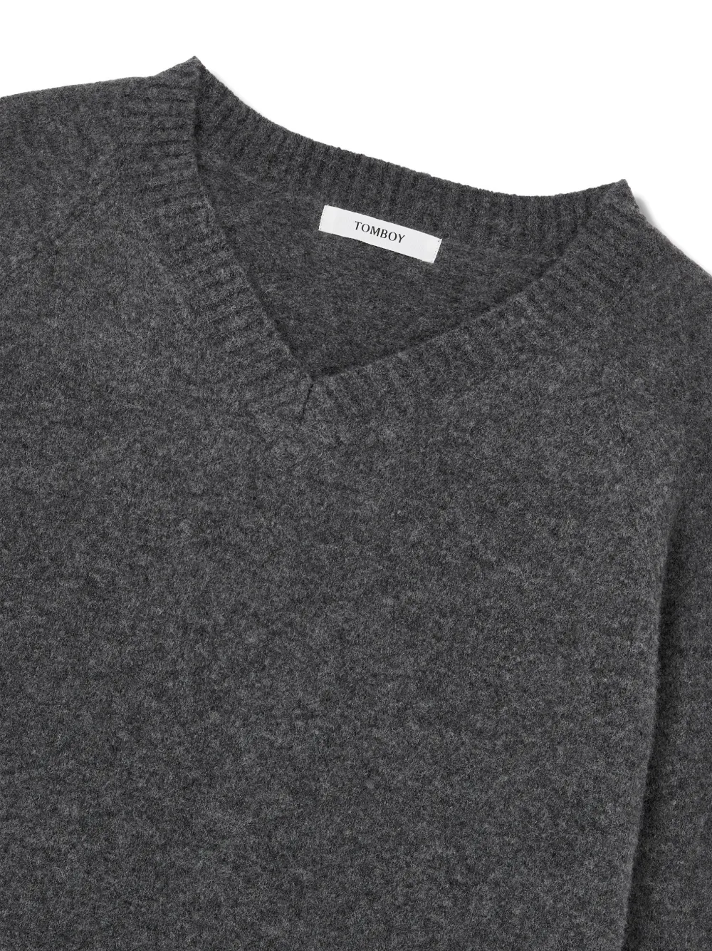  Tomboy Pull à Col V - Gris 