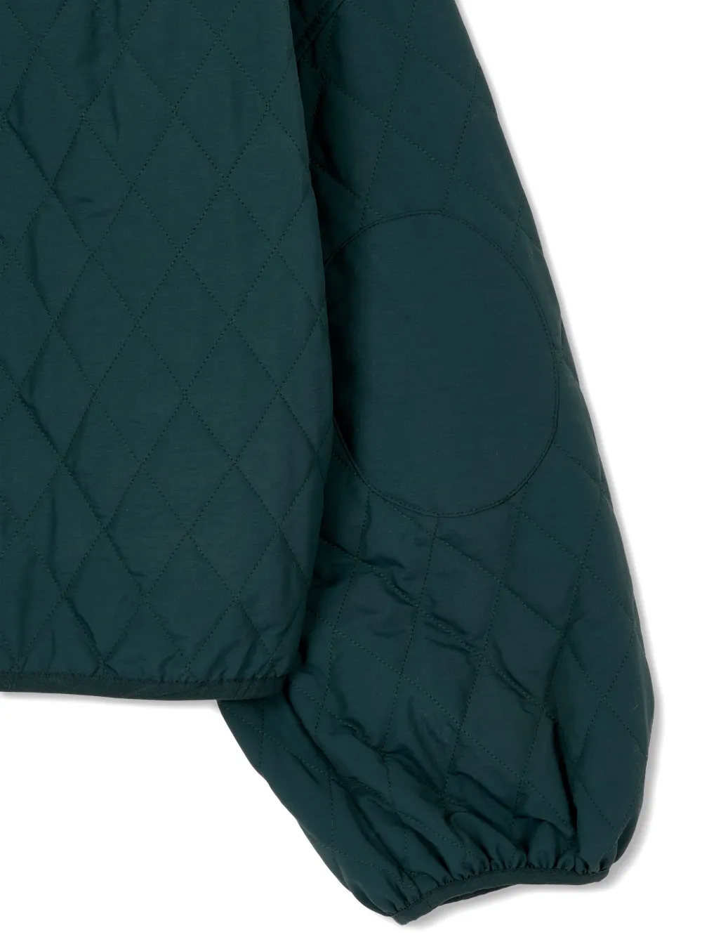  Tomboy Neck-string Quilted Top - Green 