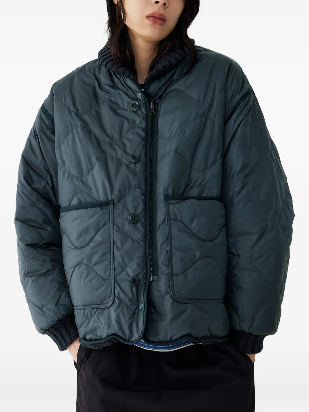  Tomboy Quilted Jacket - Blue 