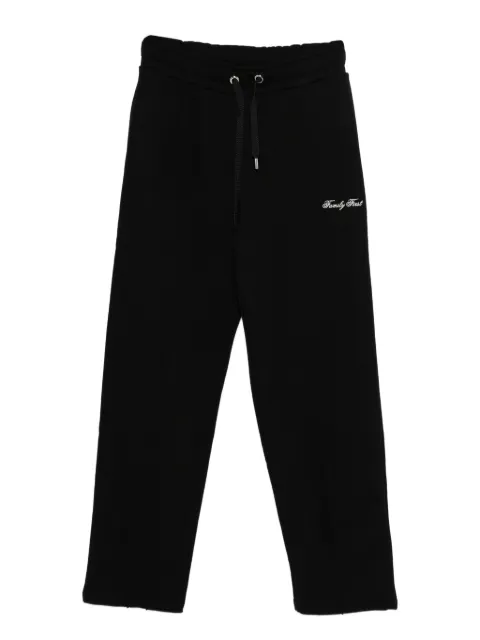 Family First drawstring-fastening logo-embroidered track pants