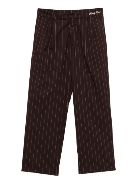 Family First pinstripe-pattern trousers