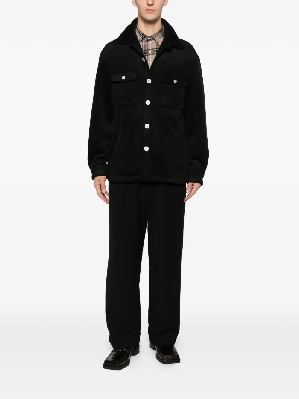 Family First plaid-pattern button-up shirt | Image 2