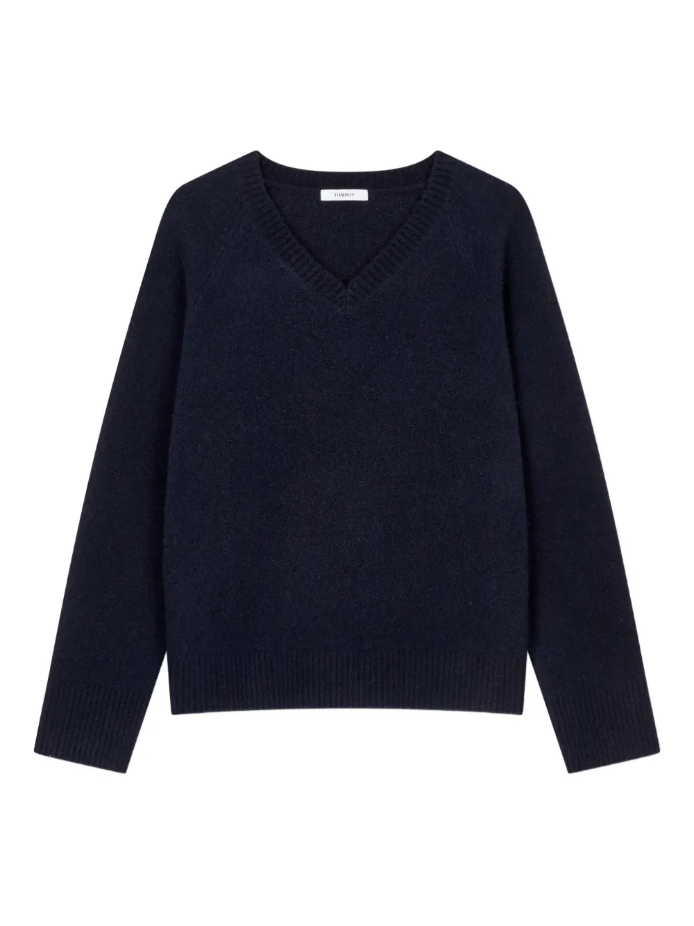 STUDIO TOMBOY pull à col v | bleu | Image 1