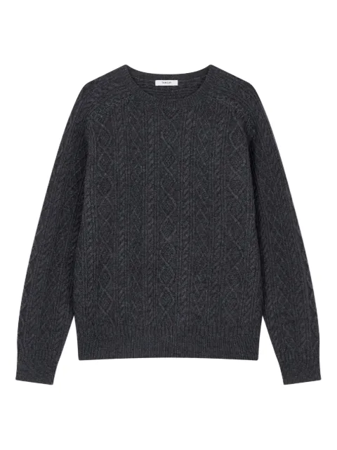 TOMBOY cable knit round neck sweater
