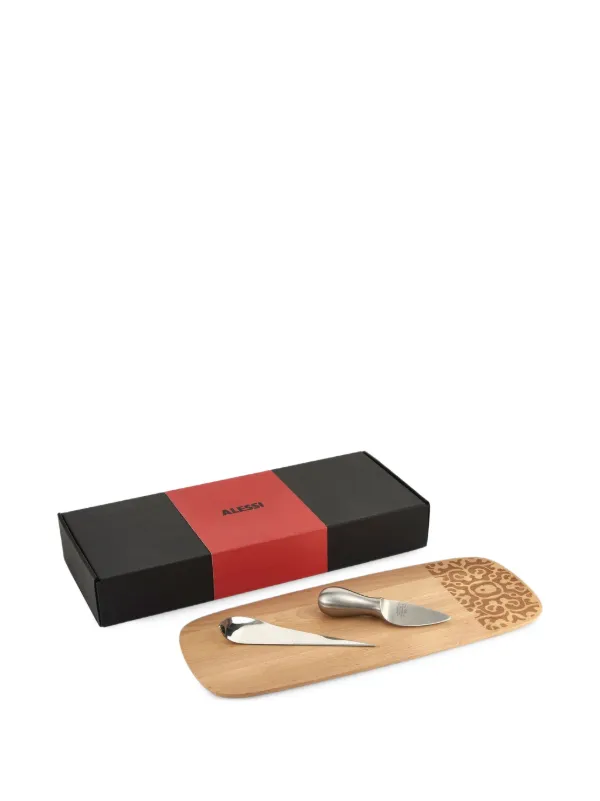 Alessi Alessi ＆ Cheese サービング 3点セット | シルバートーン