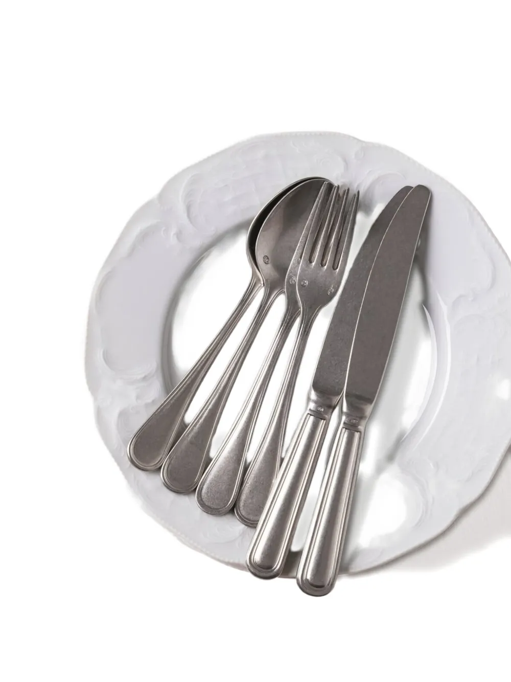Sambonet Contour Cutlery Set (six-person Setting) In Silver