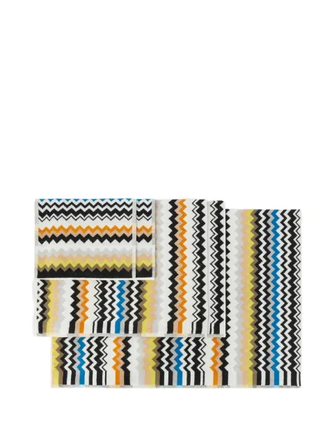 Missoni Home zigzag pattern towels (set of five)