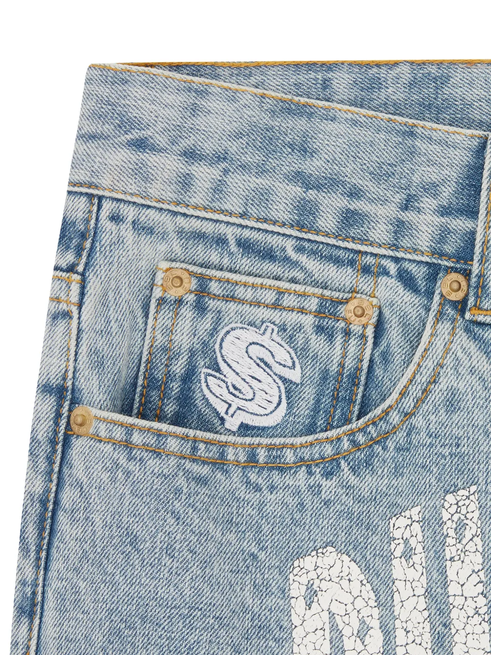 Billionaire Boys Club Arch jeans met logoprint Blauw