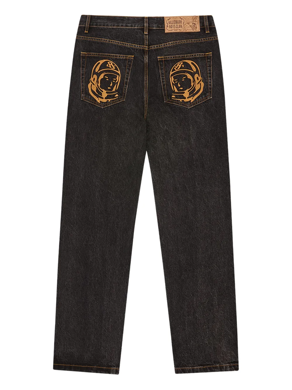 Billionaire Boys Club embroidered jeans - Zwart