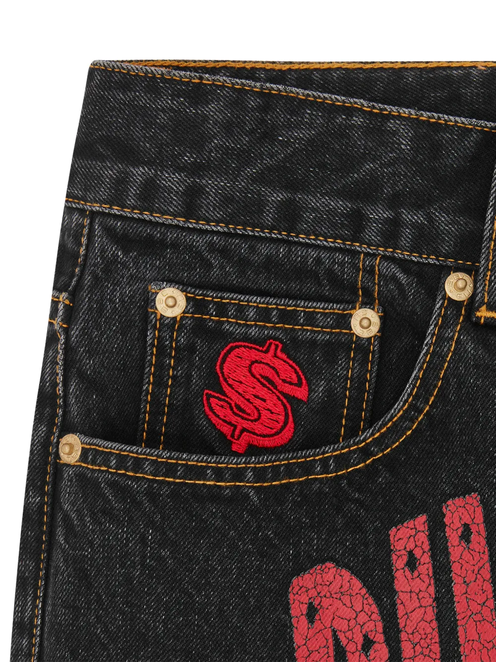 Billionaire Boys Club Arch jeans met logoprint Zwart