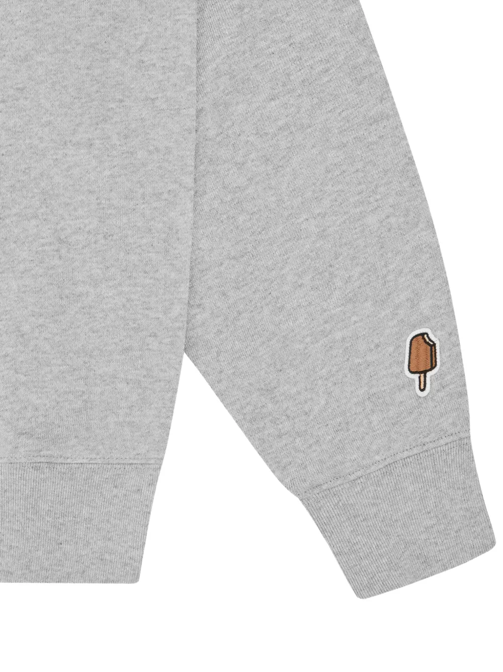 Icecream Running Dog Graphic-printed Crew-neck Sweatshirt In Gray