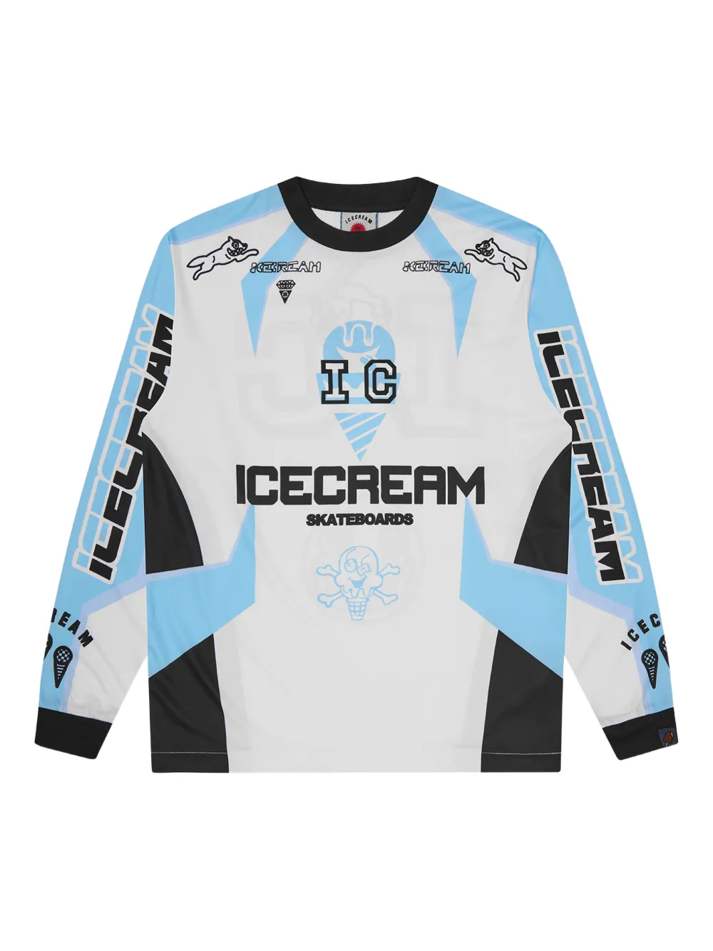 ICECREAM Klassisches Langarmshirt | Weiß | Image 1