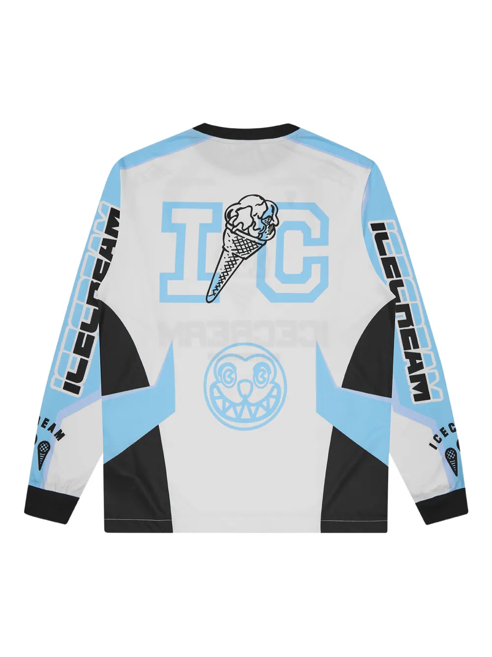 ICECREAM long-sleeved T-shirt - Wit