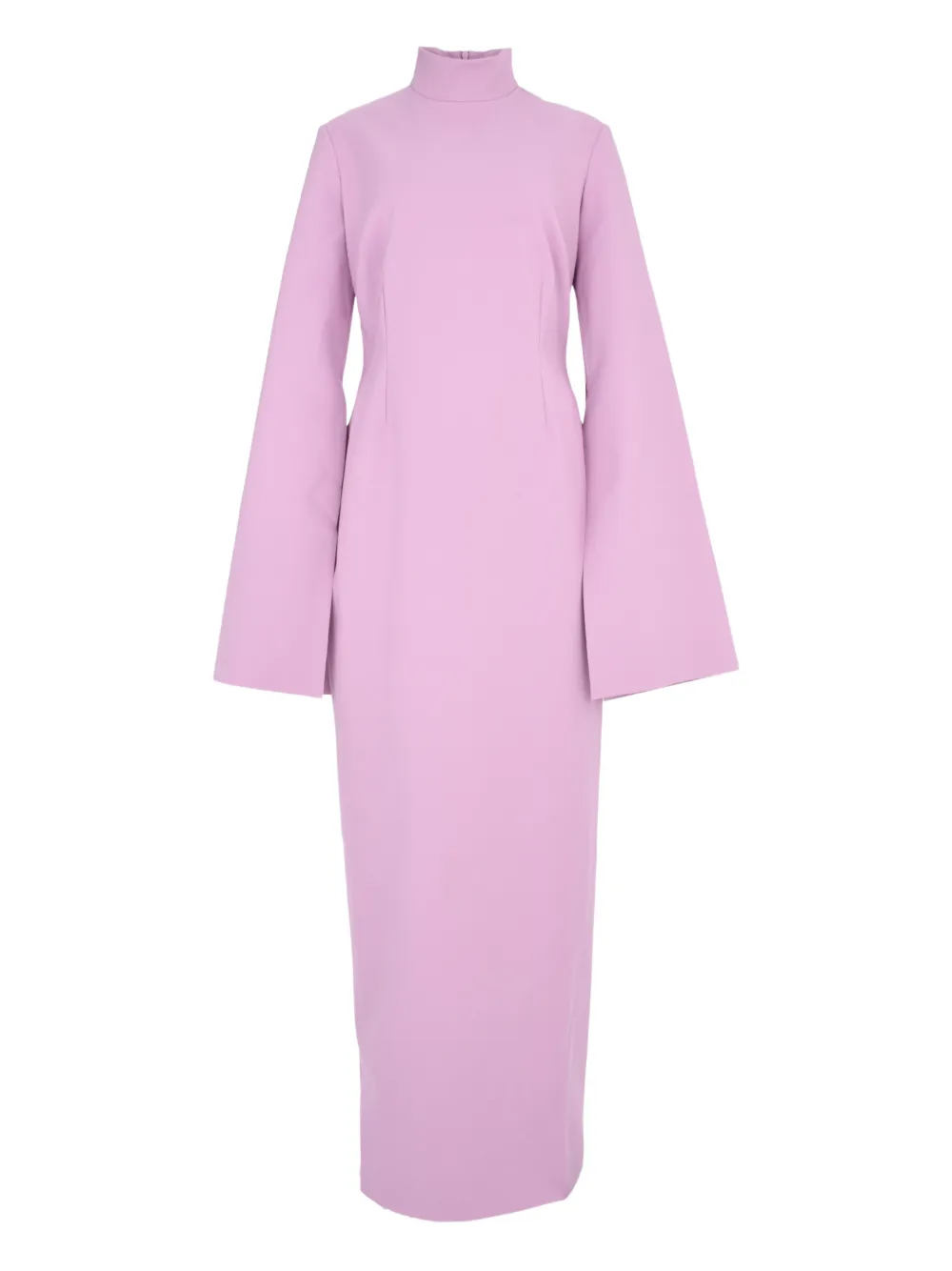 Solace London Josefine funnel-neck maxi dress - Rosa