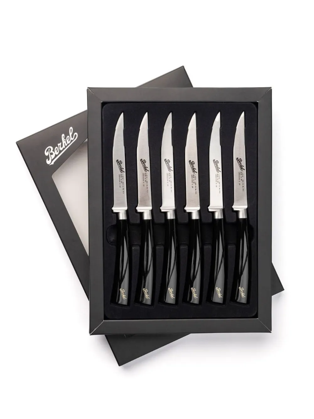  Berkel Stainless-steel Knifes (pack Of Six) - Black 