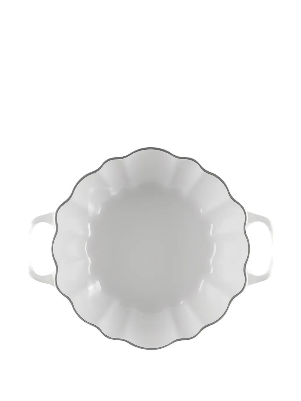 Le Creuset Pumpkin-cocotte Iron (24cm) In White