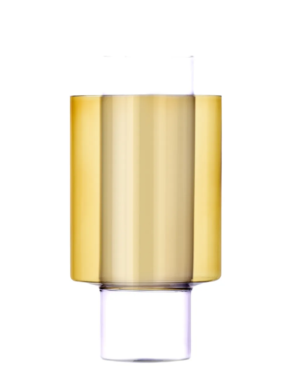 Ichendorf Milano layered-design vase (16cm) - Geel