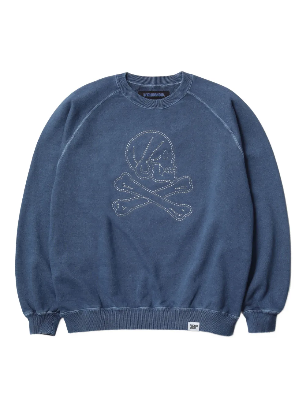 Neighborhood sudadera con motivo Skull | azul | Image 1