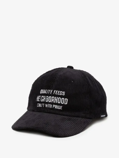 Neighborhood corduroy embroidered baseball hat