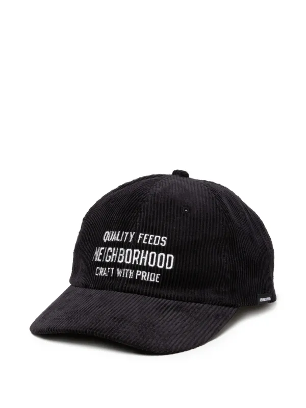 Neighborhood コーデュロイキャップ | ブラック | FARFETCH JP