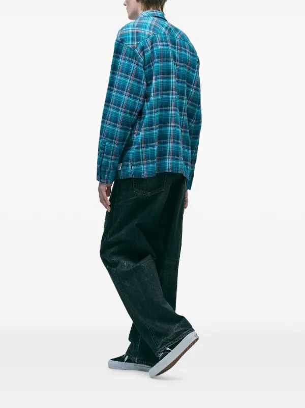 neighborhood ブルー　チェック Neighborhood ウォッシュド ジーンズ | ブルー | FARFETCH JP