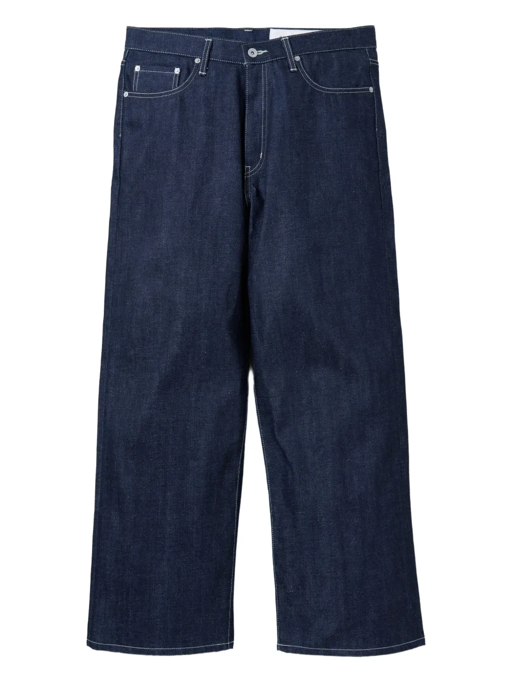 Neighborhood contrast-stitch jeans - Blu