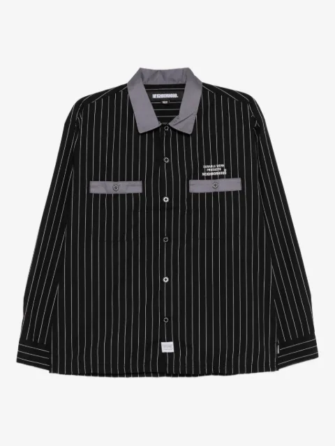 Neighborhood striped pocket shirt