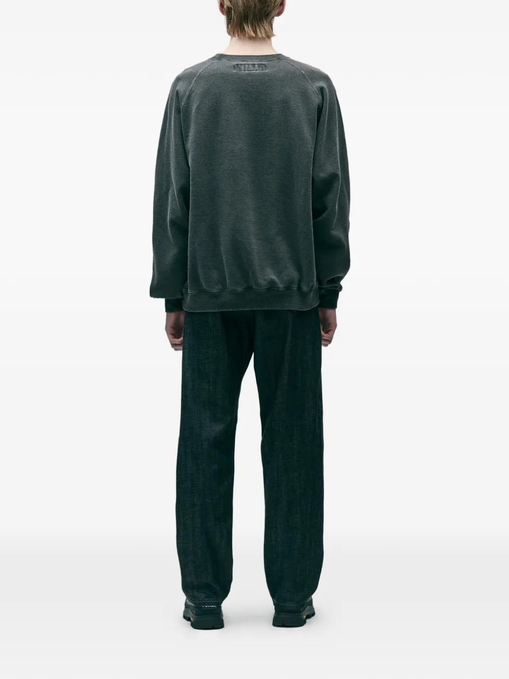Neighborhood Sweater met geborduurde doodskop Grijs