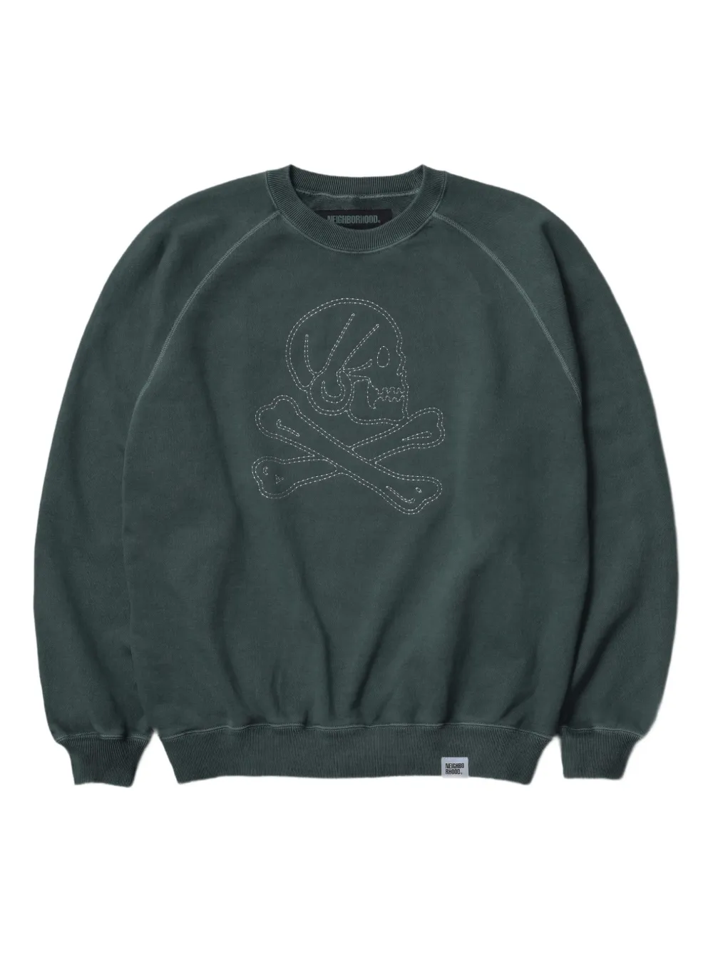 Neighborhood sudadera con bordado de calavera | gris | Image 1